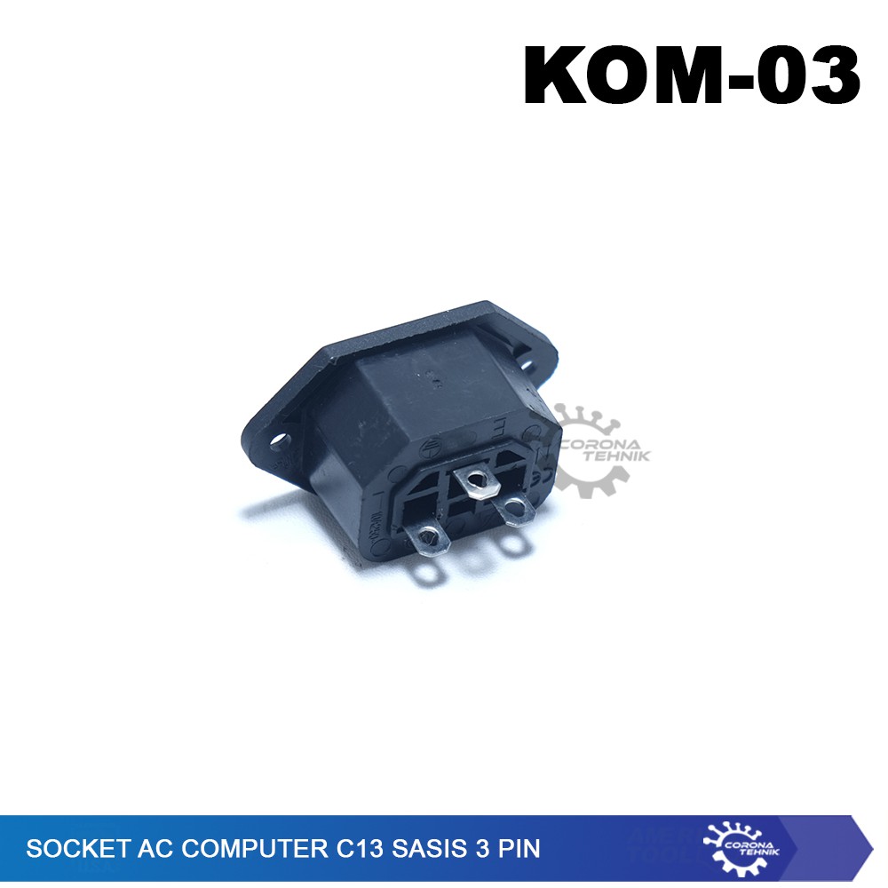 Socket AC Computer C13 Sasis 3 Pin