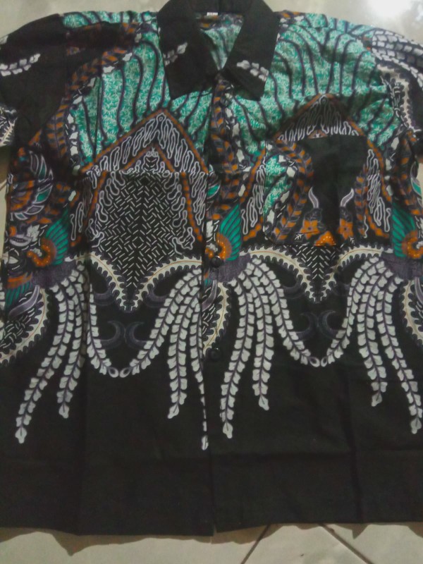 Batik Couple Keluarga Sania Ruffle Ori Ndoro Jowi Dnt Motif Madu Tosca