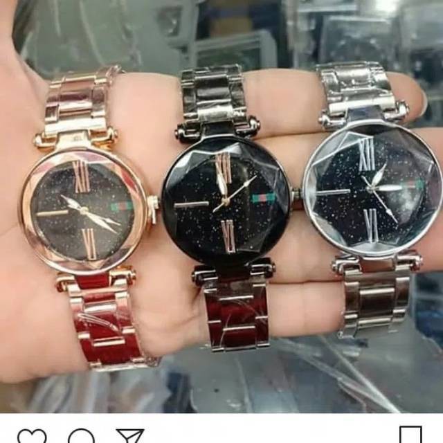 nyaman di tangan/ Jam Tangan Dior rantai (free baterai cadangan)