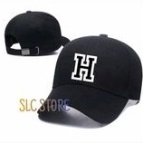 TOPI BASEBALL PREMIUM INISIAL HURUF H CUSTOM NAMA LOGO