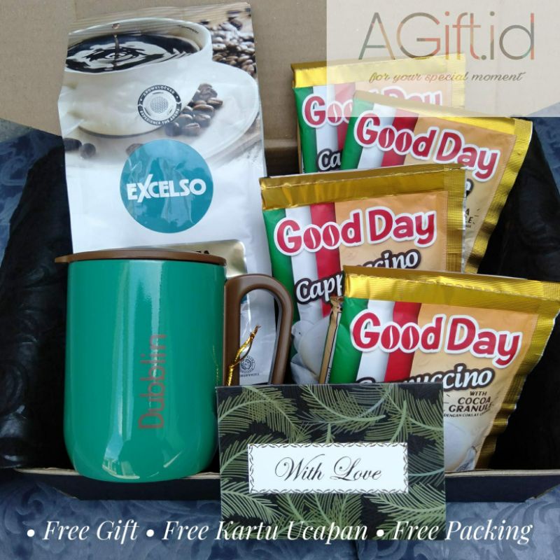 

kado cowok/coffe hampers/giftbox kopi