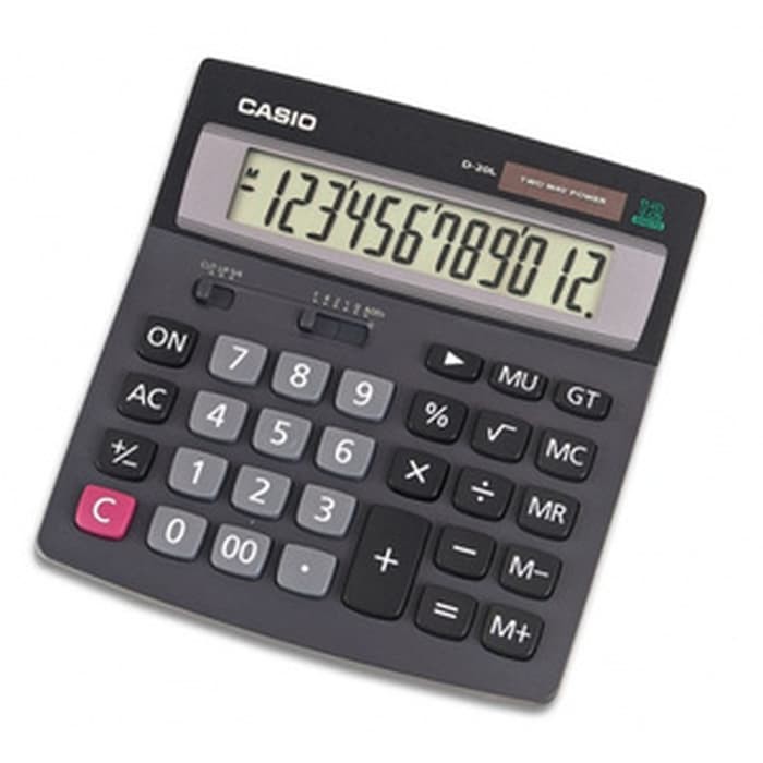 

KALKULATOR DESKTOP CASIO D-20L