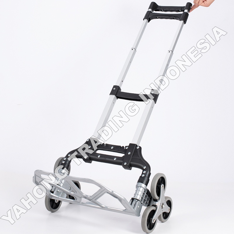 Troli Lipat 6 RODA Trolli Galon Gas Trolley Aluminium Serbaguna SUNC TOOLS Bisa Menaiki Anak Tangga