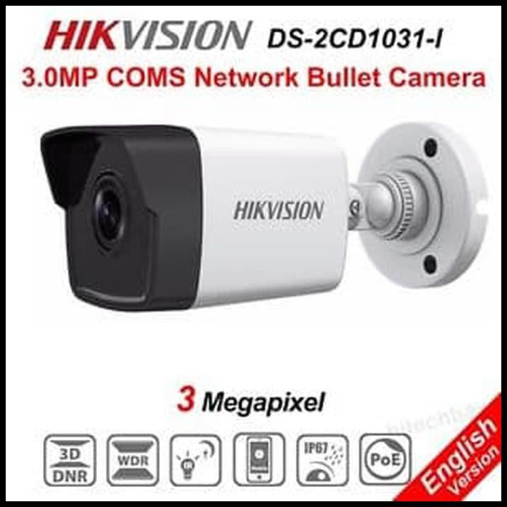 Owla New Ip Camera Hikvision 3Mp Ds-2Cd1031-I / Support Poe + Wdr 29S3