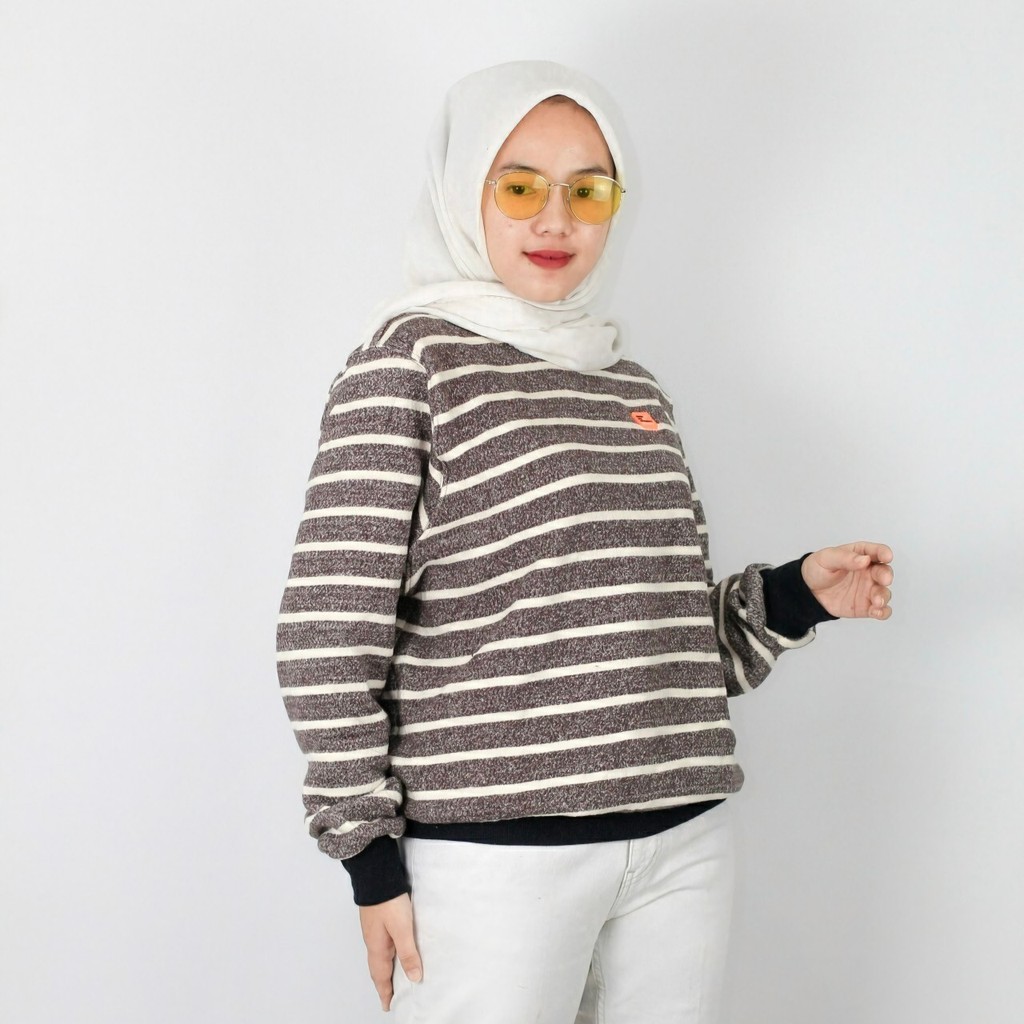 sweater hoodie polos Wanita dan pria murah keren kekinian hodie terbaru simple- BISA COD-CREWNECK