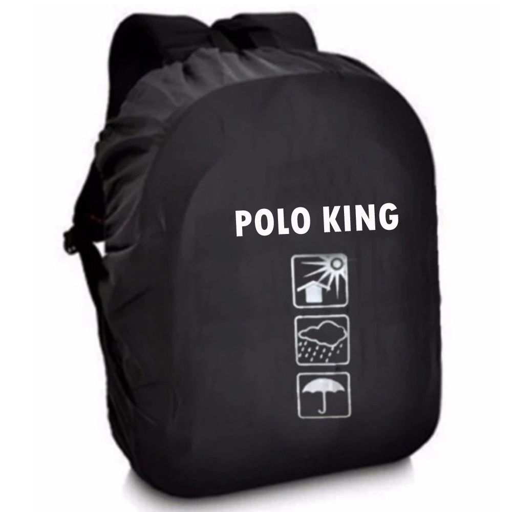 SHOPEE 6.6 SUPER SALE!! Tas Ransel Laptop Import POLO KING P-18510 Tas Ransel Sekolah SD SMP SMA - Pink +Bonus Raincover