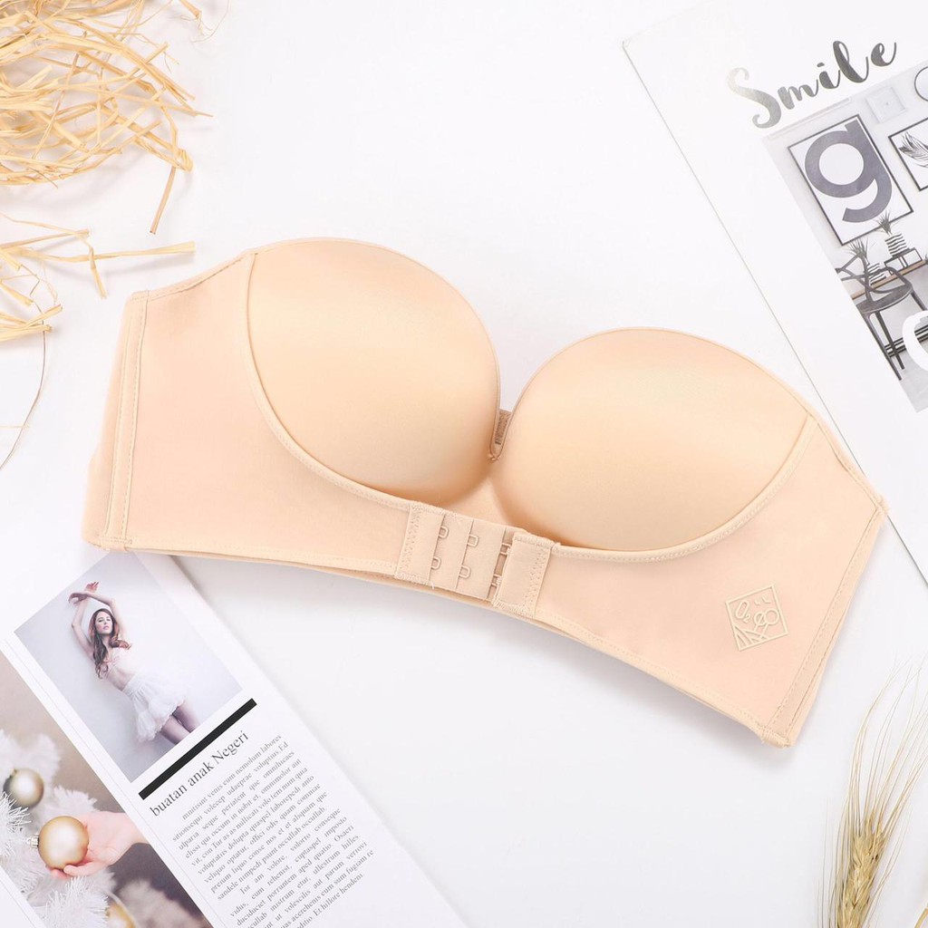 ✨WINGALERY✨ Pakaian Dalam Olahraga Wanita Import Sport BH Bra Push Up Style Hight Quality impor 9005-CREAM