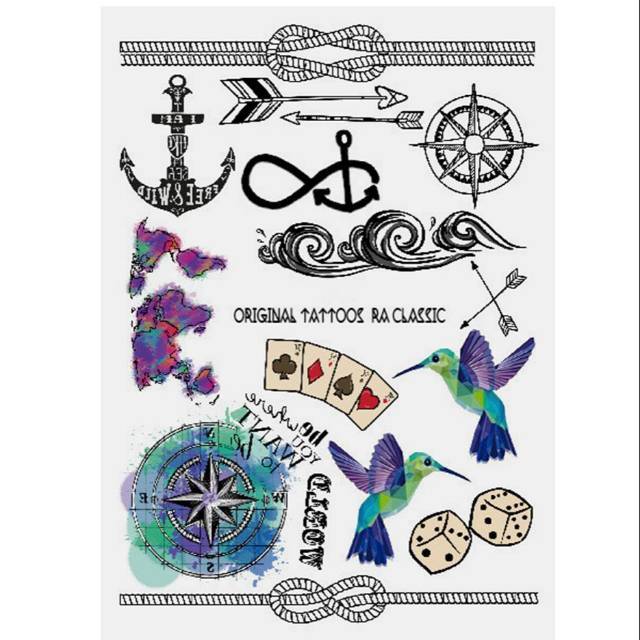 

LC SERIES 875 Size 21cm*15cm (tattoo sticker)