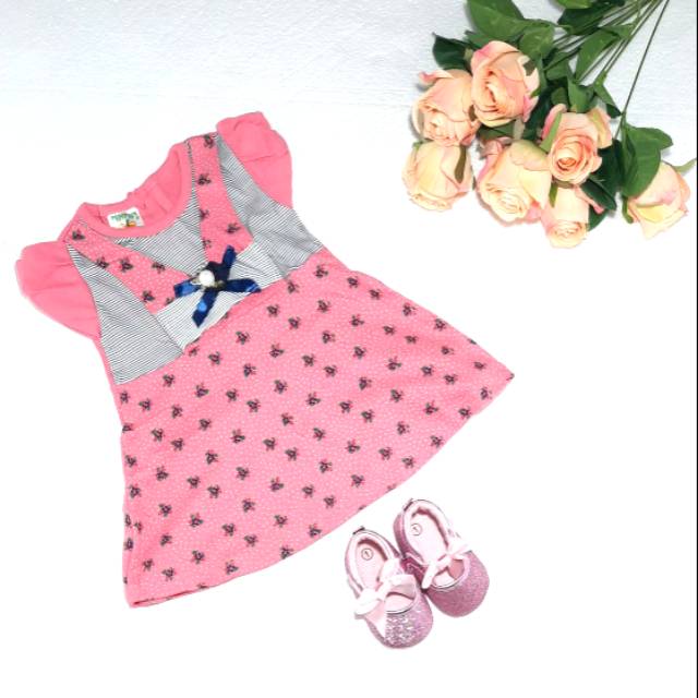 Setelan Anak Perempuan ColaBear Pita Mutiara - baju anak cewek - pakaian anak wanita