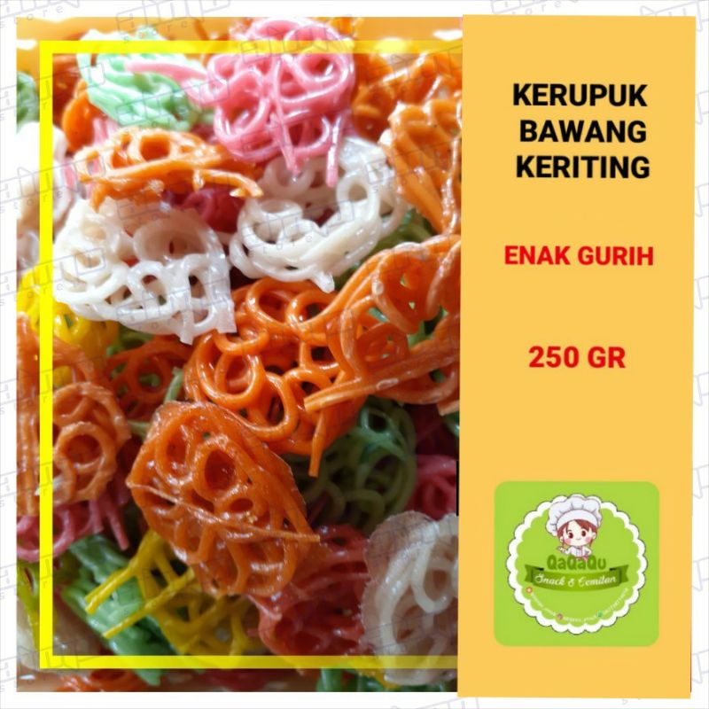 

KERUPUK KRITING UYEL KERUPUK BAWANG WARNA WARNI GURIH (MENTAH)