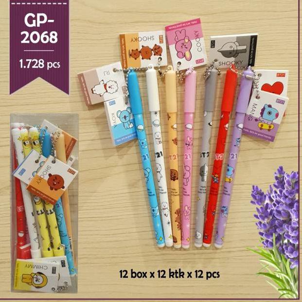 

Sw4Code Pulpen kerakter bts gantungan buku kecil isi 12pcs(paling laris)X6H4