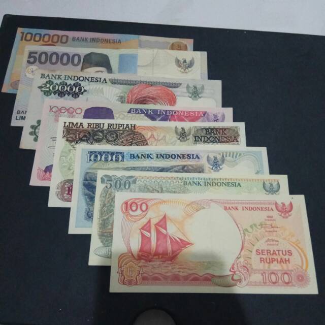 Uang kuno uang lama uang jadul uang mahar asli murah set tahun 90an