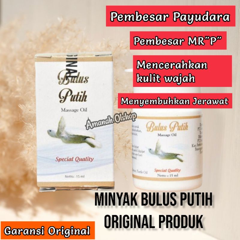 Original Minyak Bulus Putih BPOM untuk Pria dan Wanita Mengencangkan Membesarkan Menghaluskan