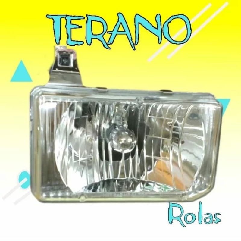 lampu depan nissan terrano 95 96 97 98 99 1995 1996 1997 1998 1999 2000 2001 2002 headlamp head lamp