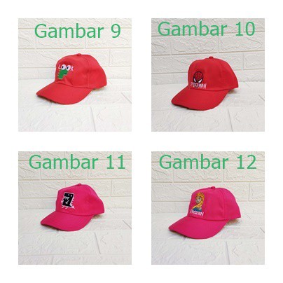 Topi Anak Bordir Karakter