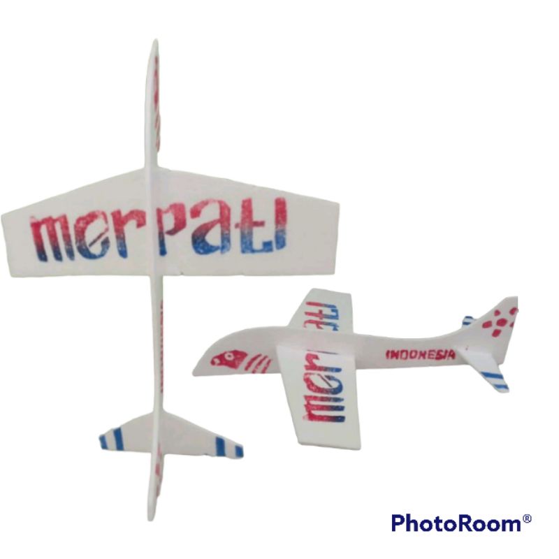 Pesawat gabus/10 pcs mainan anak pesawat busa/pesawat sterofoam/mainan jadul murah meriah