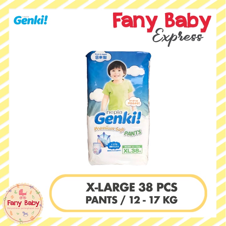 GENKI PREMIUM PANTS / NEPIA GENKI - POPOK CELANA [M - L - XL - XXL]