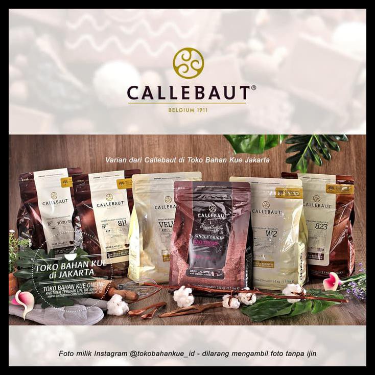 

PROMO Chocolate Milk Callets Callebaut Finest Belgian Cokelat Susu 1kg
