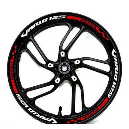 sticker cutting velg Honda Vario 125/150 new dan LED keren