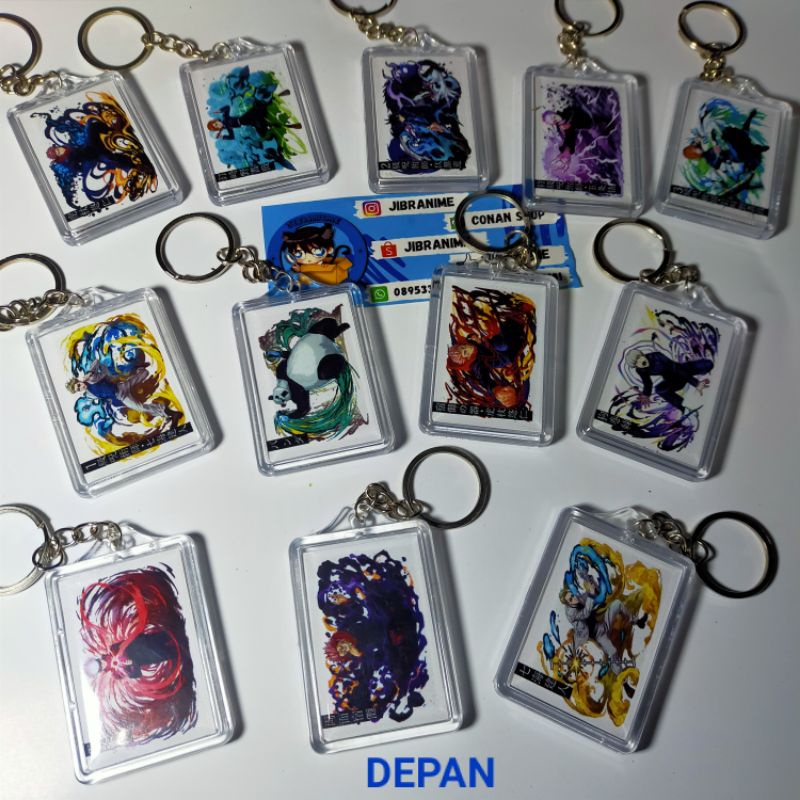 JUJUTSU KAISEN Gantungan kunci / Keychain Anime / Ganci anime