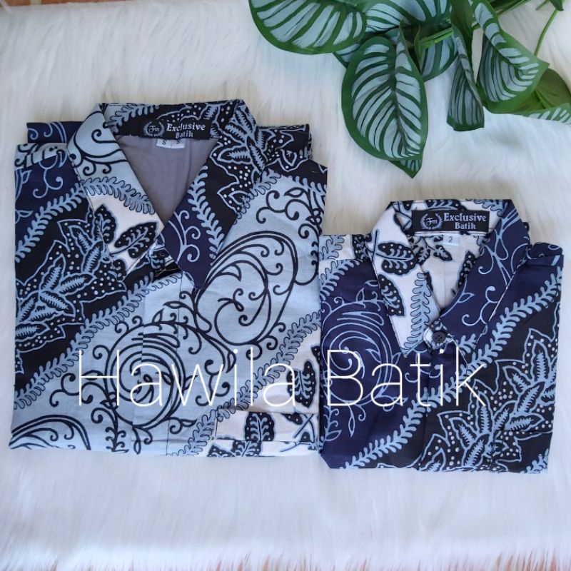 Baju Batik Couple Ayah dan Anak Premium