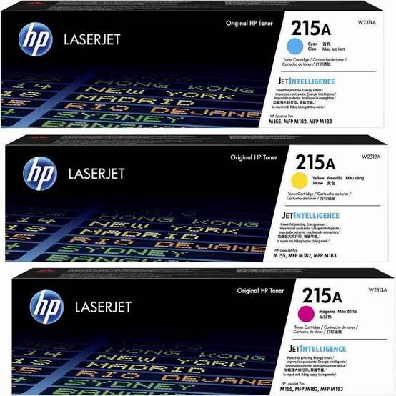 Toner HP 215A 1 SET CMY Cyan Magenta Yellow Original