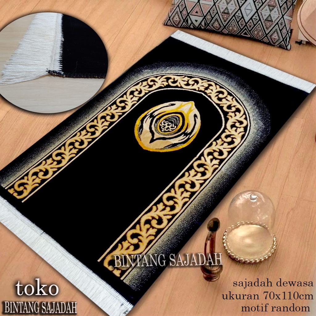 Sajadah Turki Original Super Ultra premium/ Motif Kiswah / Ukuran 70 cm x 110 cm, Tebal Halus Perlengkapan Shalat Pakaian Muslim / Sejadah / Sajadah Turki Impor / Sajadah Empuk / Sajadah Busa / Sajadah Solat Dewasa,motif flowers