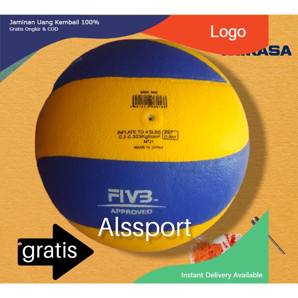 Bolla voli Mikasa bola voli Mikasa bola voli murah bola Mikasa original BISA COD ( BAYAR DI TEMPAT )