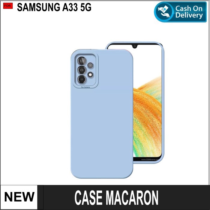 Case Samsung A33 5G / A53 5G / A73 5G/A23 5G/M33 5G ( 2022 ) Softcase Macaron Pro Camera