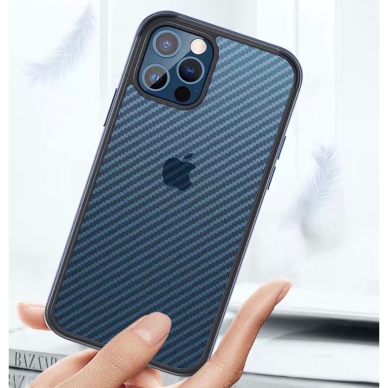 SULADA CASE IPHONE 12 PROMAX 12PRO 12MINI 11 PROMAX 11PRO 11 XSMAX XS XR SOFTCASE CARBON ORI