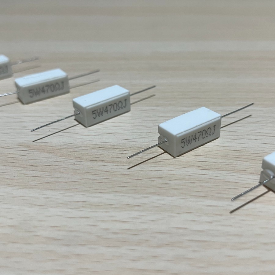 RESISTOR 5 WATT 5W 470OHM 470 OHM Ω 470R