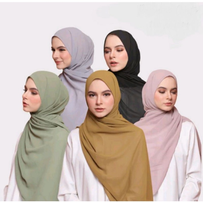 Pashmina 200x75 Diamond Ceruty Halus Pasmina Panjang Phasmina Basic Non Instan Grosir Murah Sleman Jogja Promo