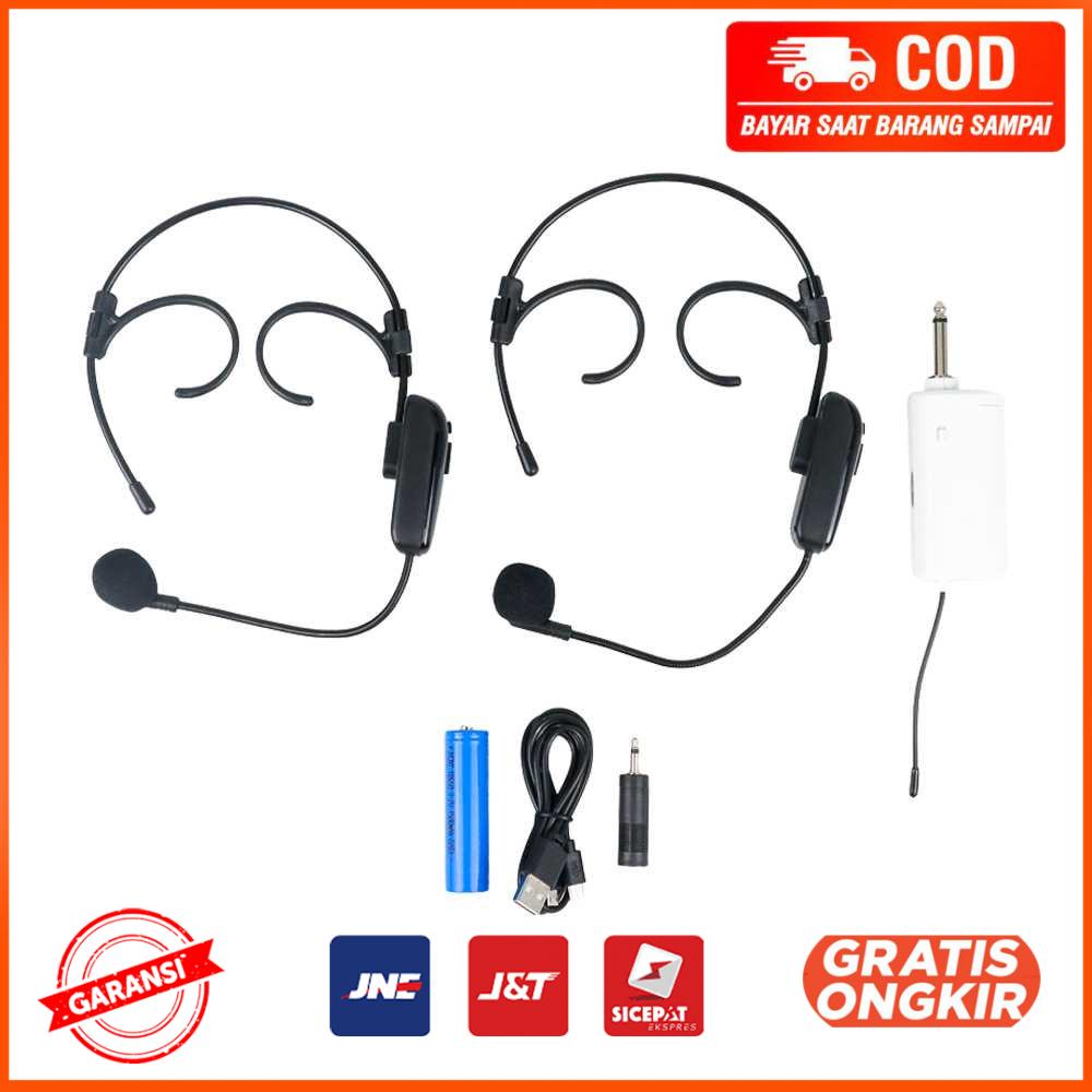 UHF Wireless Microphone Headset Tour Guide