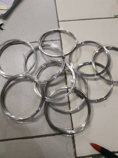 Kawat stainless 304 type hard 10meter