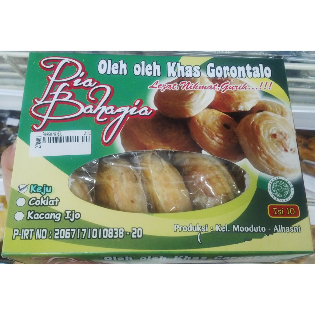 Bahagia Pia Dos / Kotak 600 gr - Ole-Ole / Jajanan / Cemilan / Kue Khas Manado / Gorontalo