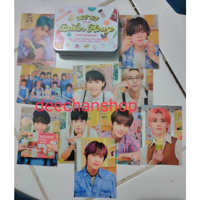READY STOK SHARING NCT BAKER HOUSE SET PHOTO TINCASE