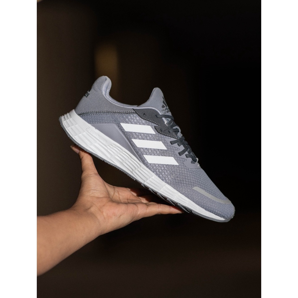 ADIDAS DURAMO SL GREY WHITE ORIGINAL  | SNEAKERS PRIA | SEPATU ORIGINAL PRIA | SEPATU RUNNING | SEPA
