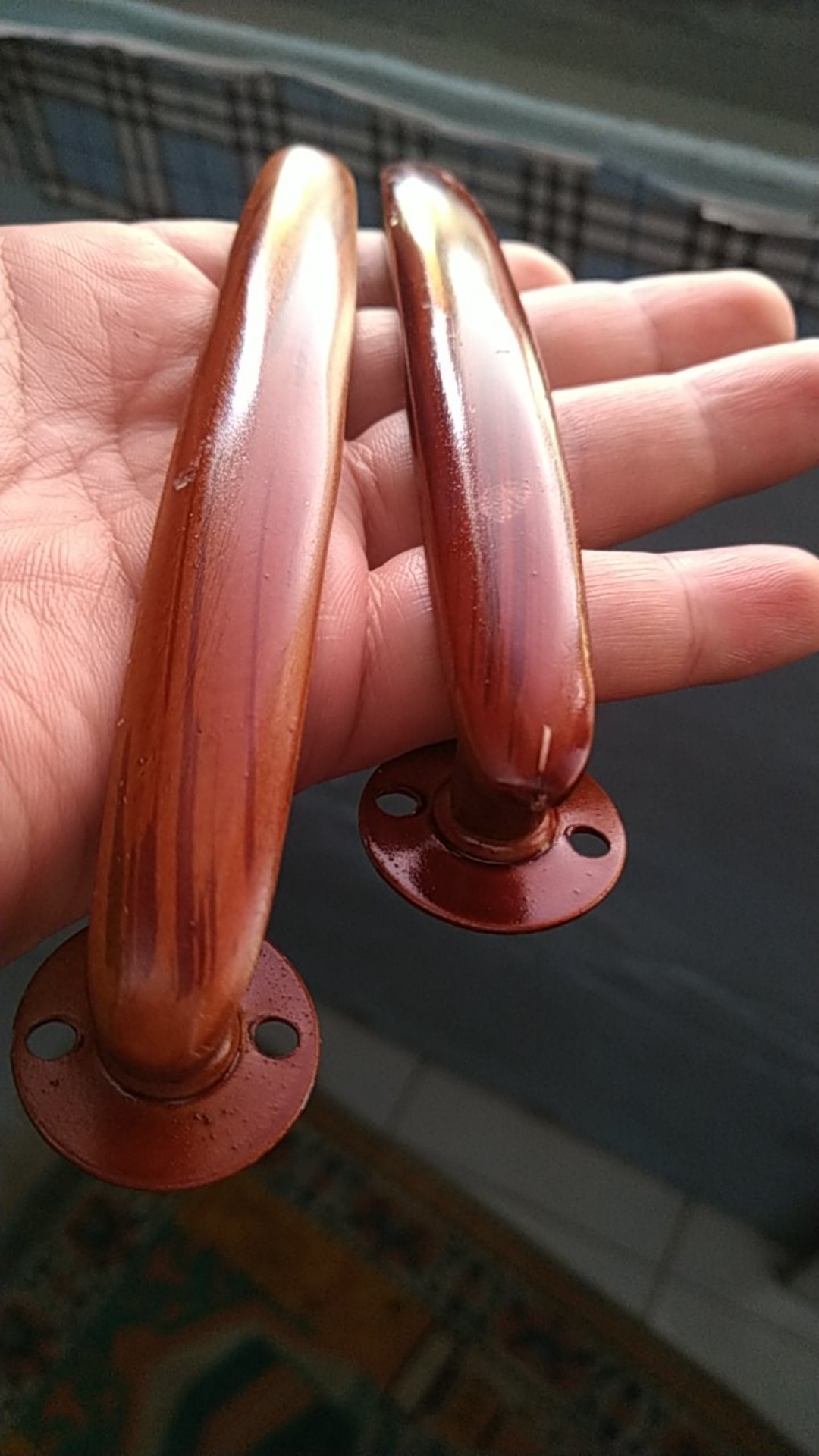 Handle Pintu Laci Gagang Lemari Gagang Laci Alumunium Nium Tahan Karat Oval 15 Cm Minimalis Tebal