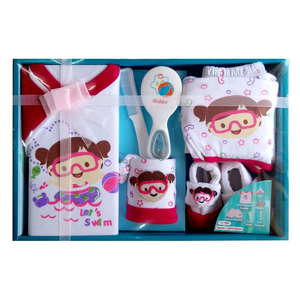 Kiddy Baby Gift Set 11160 Satu Set Pakaian Baju Bayi Kado Hadiah