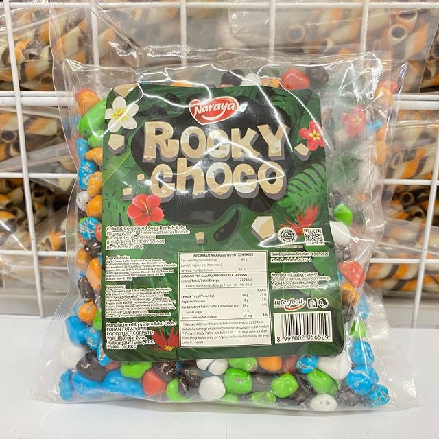 naraya rocky choco coklat kerikil 500gr