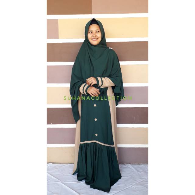 Gamis ITY Crepe Set khimar