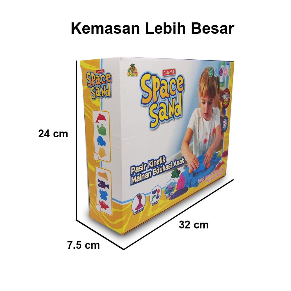 Mainan Edukatif Pasir Kinetik Sand Modeling Sand Castle 