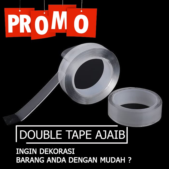 

Double Tape Ajaib Multifungsii