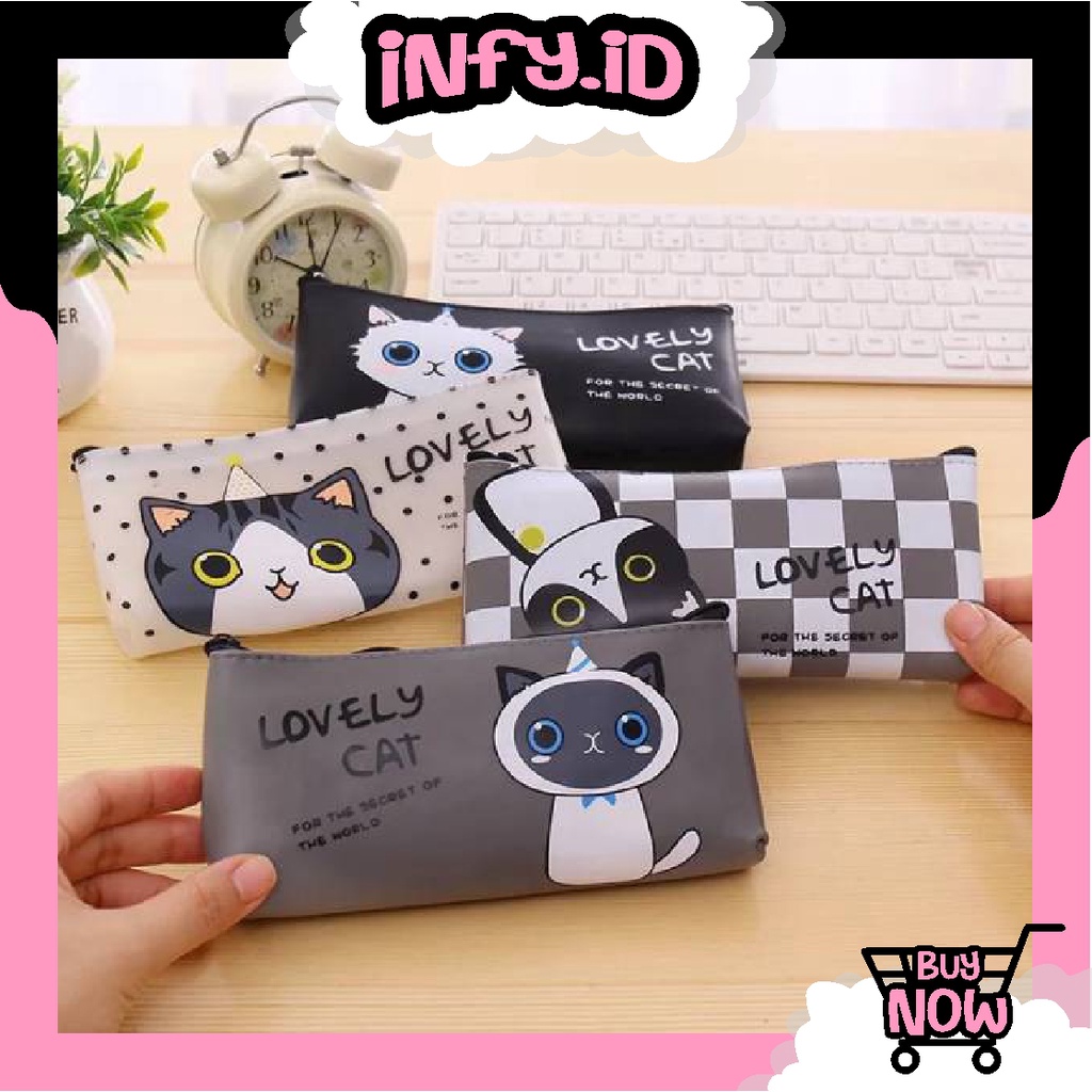 

INFY - R299 KOTAK PENSIL LOVELY CAT | KOTAK PENSIL IMPORT TEMPAT PENSIL UNIK LOVELY CAT COD