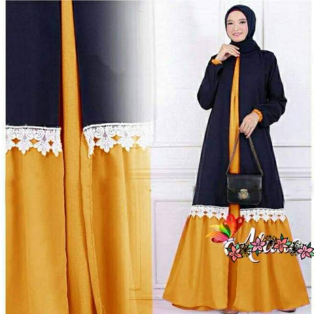 Terbaru gamis muslim bagus model sekarang