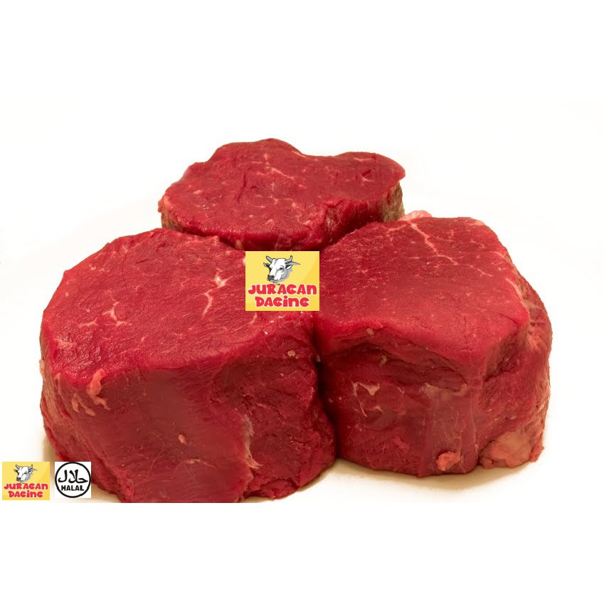 

Daging Sapi Aus Tenderloin Beef Steak Impor Grade A 1 KG