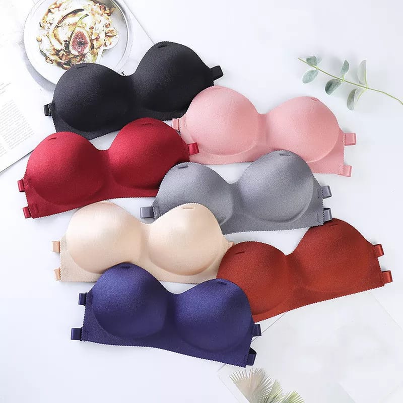 Alibaba1688 Bra Kemben Wanita Backless Bra Kemben Pendek Tanpa Kawat