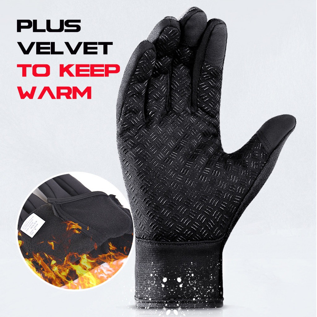 YGRETTE - HKXY B FOREST SARUNG TANGAN SEPEDA Gloves Bicycle Warm Touchscreen Full Finger Waterproof Outdoor