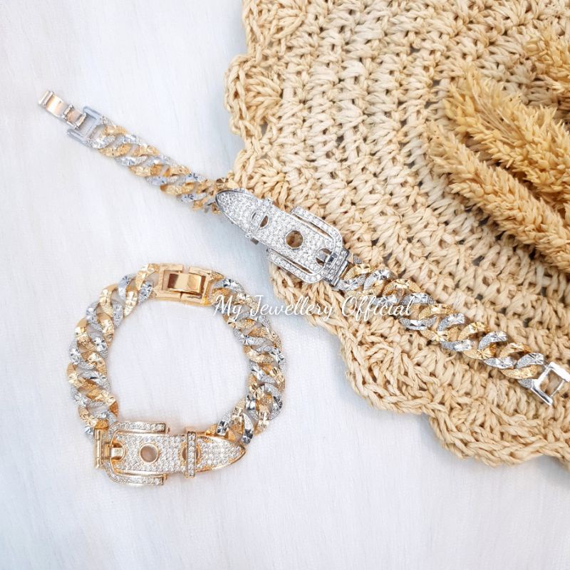 Gelang Rantai Belt Sisik Naga- High Premium Jewellery