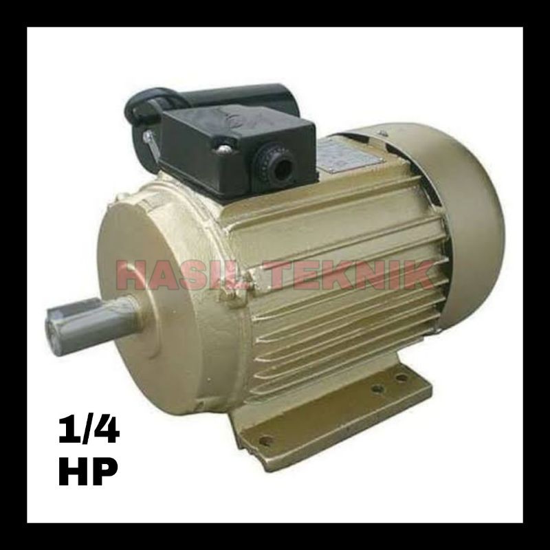 Dinamo Penggerak Elektromotor Wipro 1/4 HP 4 P 1 Phase